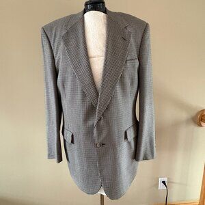 Roundtree & Yorke size 44R houndstooth sport coat